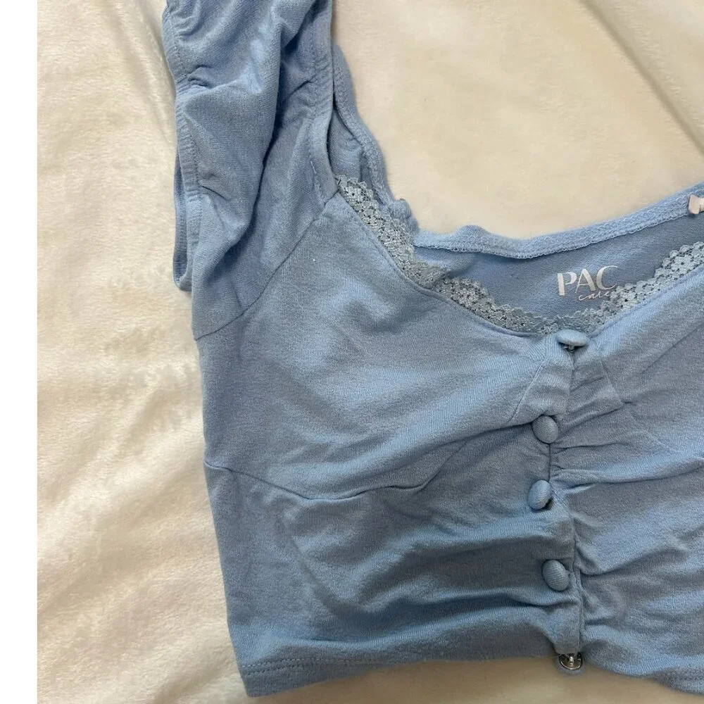 Light blue crop top - Picture 7 of 7